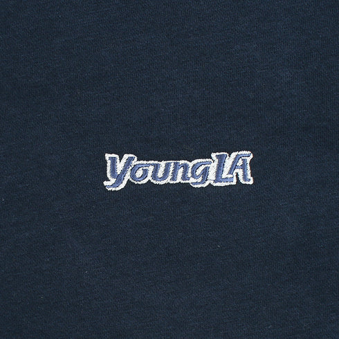 Young L.A Embroidered Navy Sweatshirt